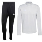 adidas Entrada 26 Trainingspak 1/4-Zip Grijs Zwart