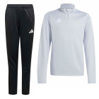 adidas Entrada 26 Tracksuit 1/4-Zip Kids Grey Black
