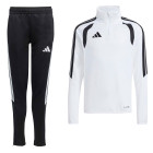 adidas Tiro 26 League Trainingspak 1/4-Zip Kids Wit Zwart