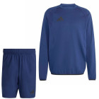 adidas Tiro Travel Joggingpak Korte Broek Donkerblauw Zwart