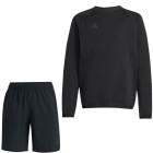adidas Tiro Travel Joggingpak Korte Broek Kids Zwart