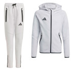 adidas Tiro Travel Jogging Suit Full-Zip Kids Grey