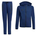 adidas Tiro Travel Jogging Suit Full-Zip Kids Dark Blue
