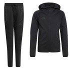 adidas Tiro Travel Full-Zip Kids Jogging Suit Black