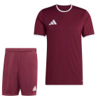 adidas Entrada 26 Voetbaltenue Donkerrood Wit