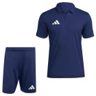 adidas Entrada 26 Polo Training Set Dark Blue White