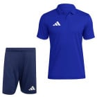 adidas Entrada 26 Polo Trainingsset Blauw Wit