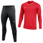 Nike Dri-FIT Park 26 Tracksuit Kids Red Black