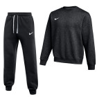 Nike Park 26 Fleece Crew Jogging Suit Black White