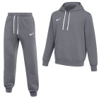 Nike Park 26 Fleece Pullover Hoodie Sweatsuit Dark Grey White