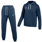 Nike Park 26 Fleece Pullover Hoodie Women's Jogging Suit Dark Blue White