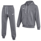 Nike Park 26 Fleece Vest Jogging Suit Dark Grey White