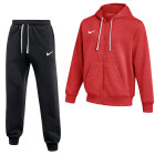 Nike Park 26 Fleece Vest Jogging Suit Red Black