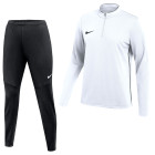 Nike Dri-FIT Park 26 Trainingspak 1/4-Zip Dames Wit Zwart