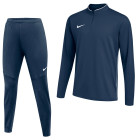 Nike Dri-FIT Park 26 Tracksuit 1/4-Zip Kids Dark Blue White