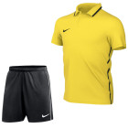 Nike Dri-FIT Park 26 Polo Trainingsset Kids Geel Zwart