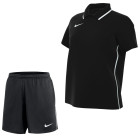 Nike Dri-FIT Park 26 Polo Trainingsset Dames Zwart Wit