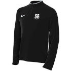 Soccer Boys Trainingstrui 1/4 Zip Junior Zwart
