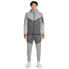 Nike Tech Fleece Sportswear Trainingspak Grijs Donkergrijs Felgroen