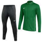 Nike Dri-FIT Park 26 Trainingspak Full-Zip Kids Donkergroen Zwart