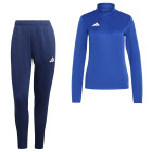 adidas Entrada 26 Trainingspak 1/4-Zip Dames Blauw Donkerblauw