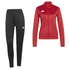 adidas Entrada 26 Trainingspak Full-Zip Dames Rood Zwart