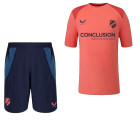 Castore FC Utrecht Trainingsset 2026-2027 Kids Lichtrood Donkerblauw Blauw