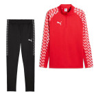 PUMA TeamLiga26 Tracksuit 1/4-Zip Red Black