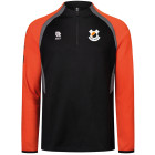 Katwijk Trainingstrui 1/4 Zip Senior Zwart Oranje