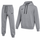 Nike Park 26 Fleece Pullover Hoodie Sweatsuit Grey Black