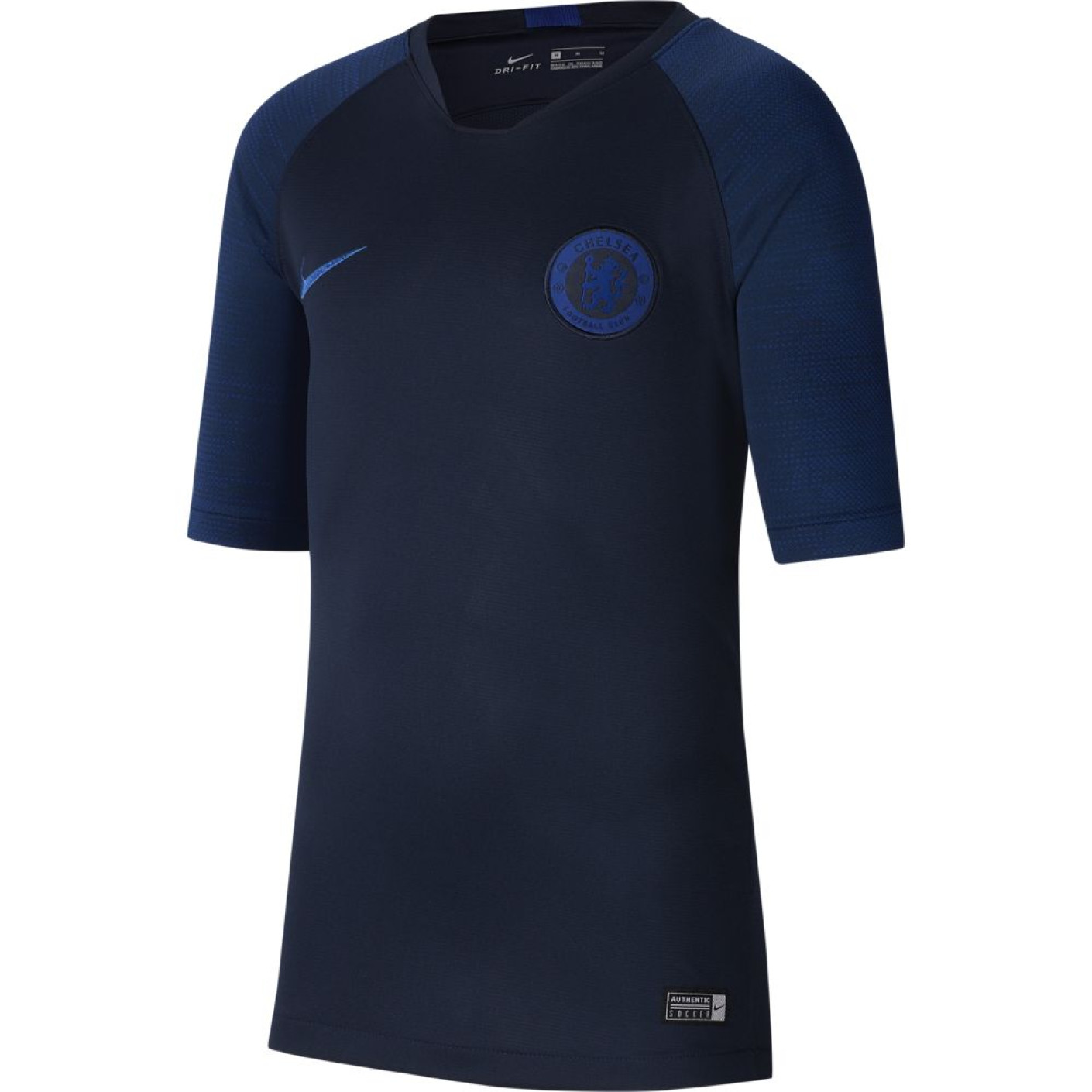 Nike Chelsea Breathe Strike Trainingsshirt 2019-2020 Kids Donkerblauw