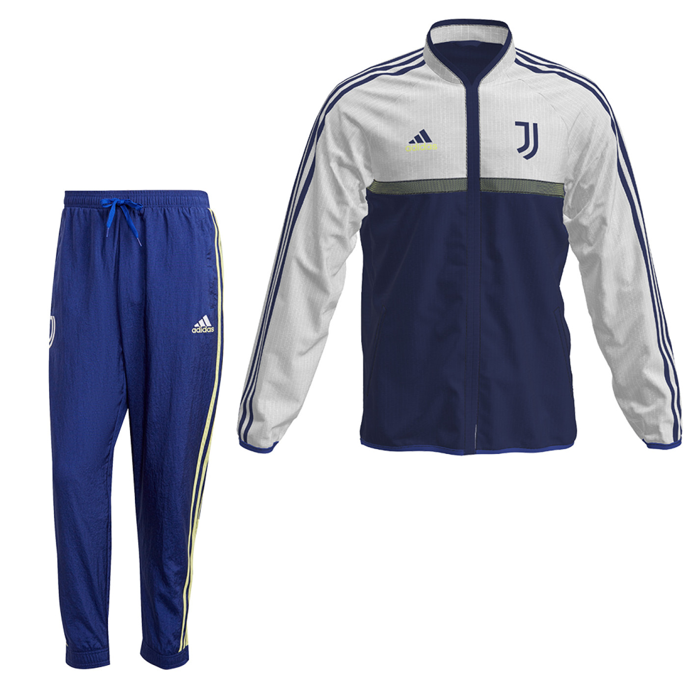 adidas Juventus Woven Blauw Wit