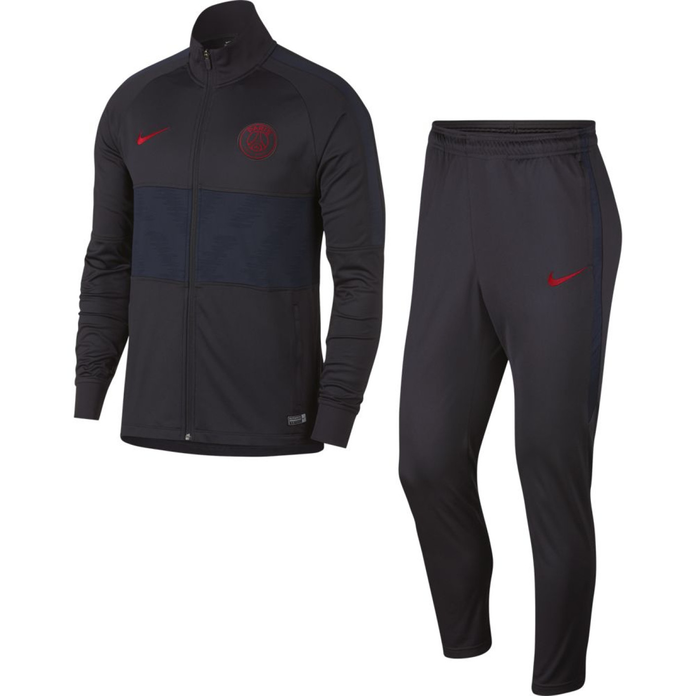 Nike Paris Saint Germain Dry Strike Trainingspak 2019-2020 Grijs Donkerblauw