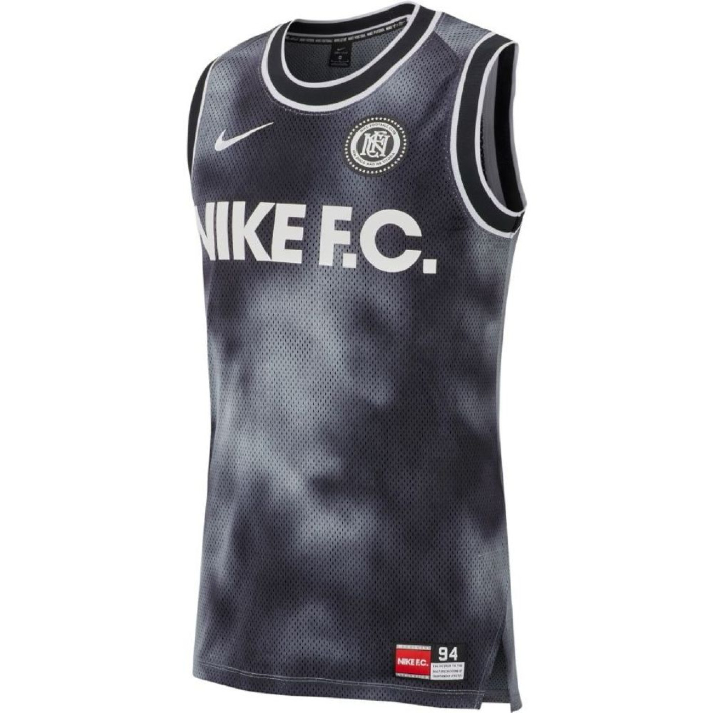 Nike F.C. Top SL Zwart Grijs Wit