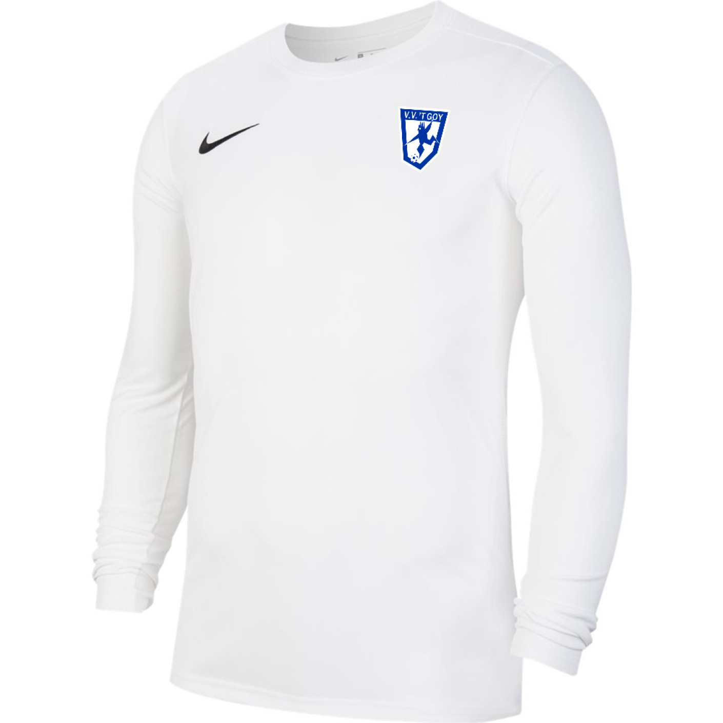 VV't Goy Junior White Long Sleeve Competition Shirt