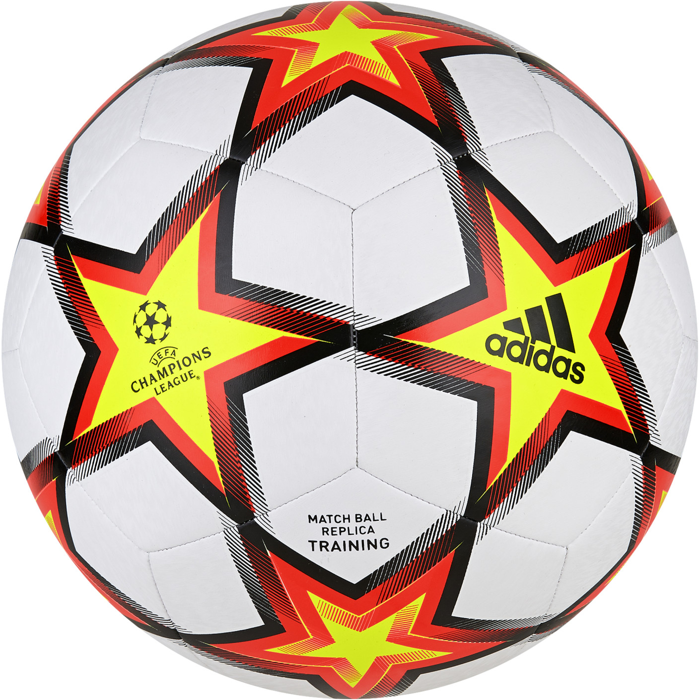 adidas Champions League Training Voetbal Maat 5 PS Wit Rood Geel