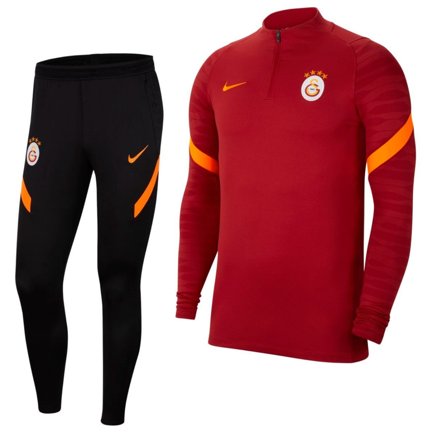 Nike Galatasaray Strike Trainingspak 2021-2022 Rood Zwart Oranje