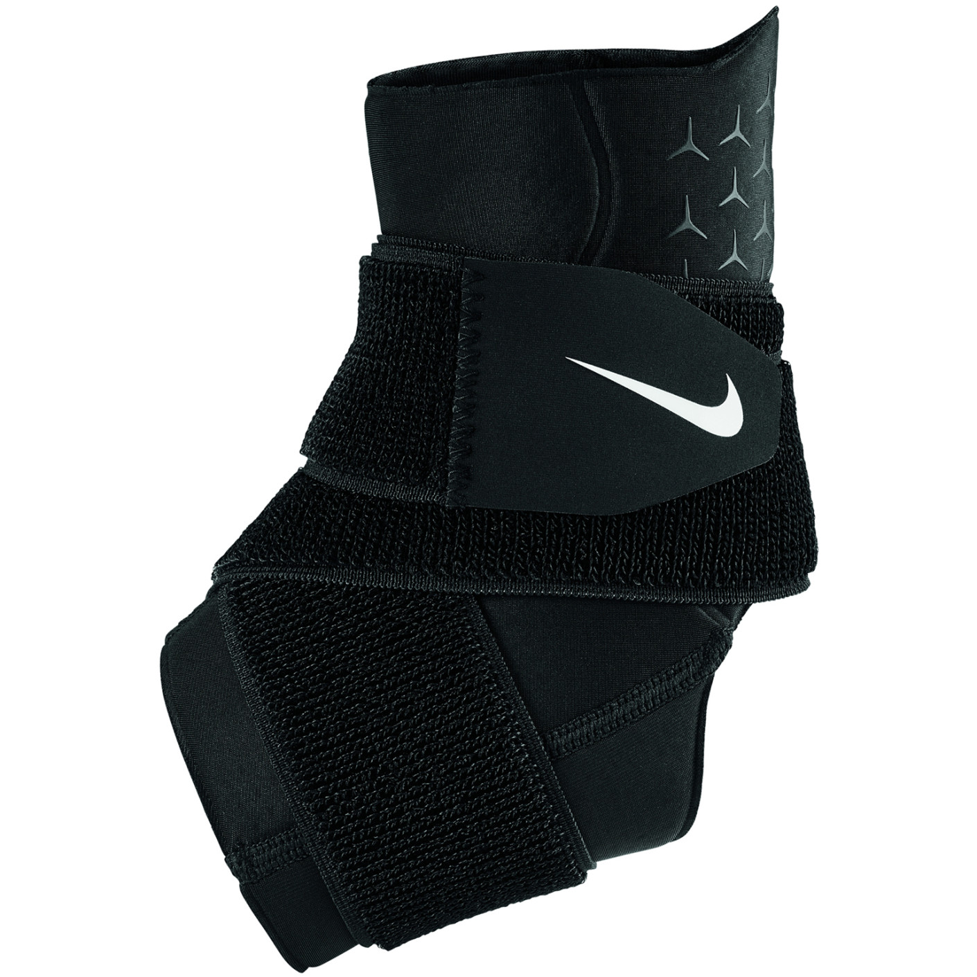 Nike Pro Sleeve Enkelbrace met Klittenband Zwart Wit