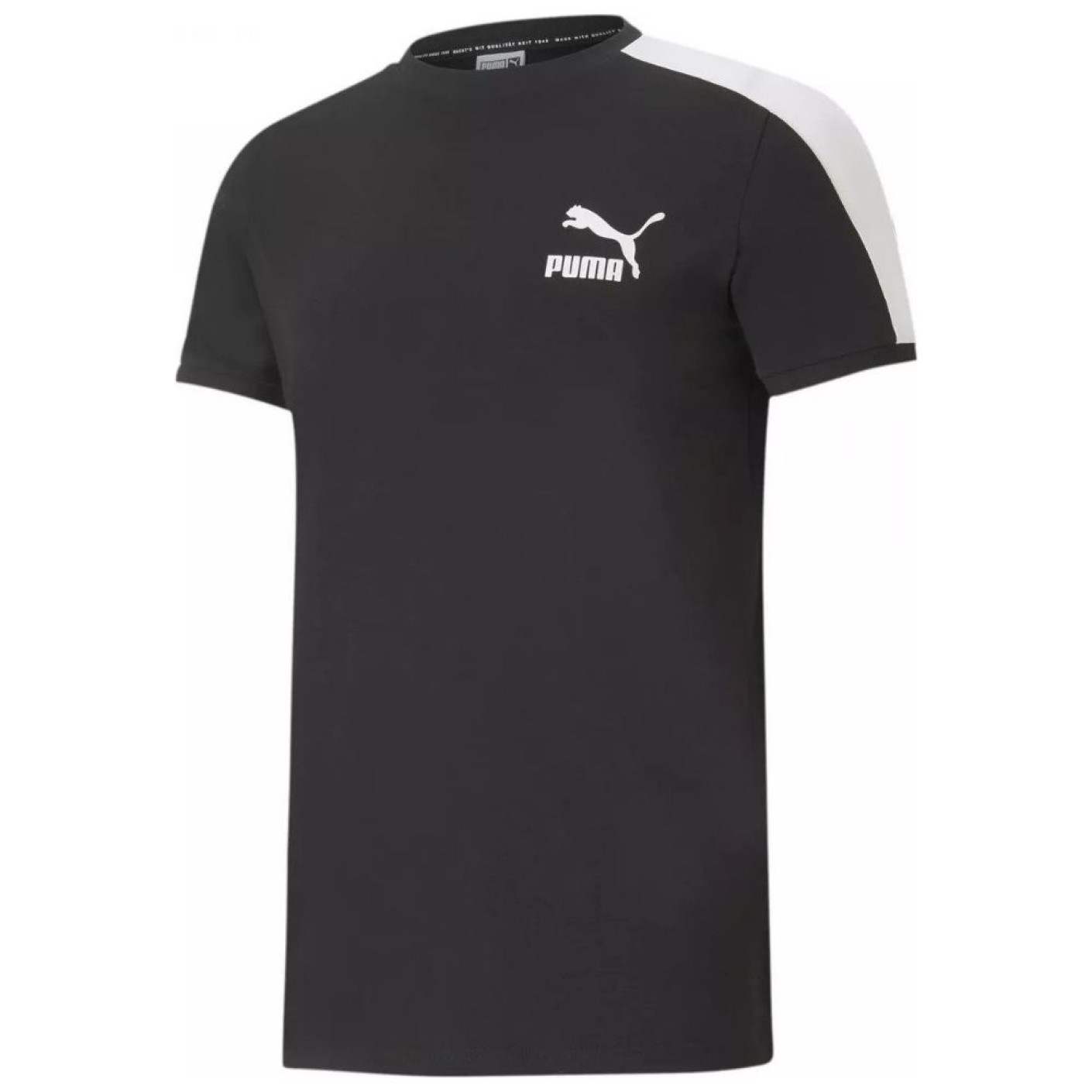 PUMA Iconic T7 T-Shirt Zwart