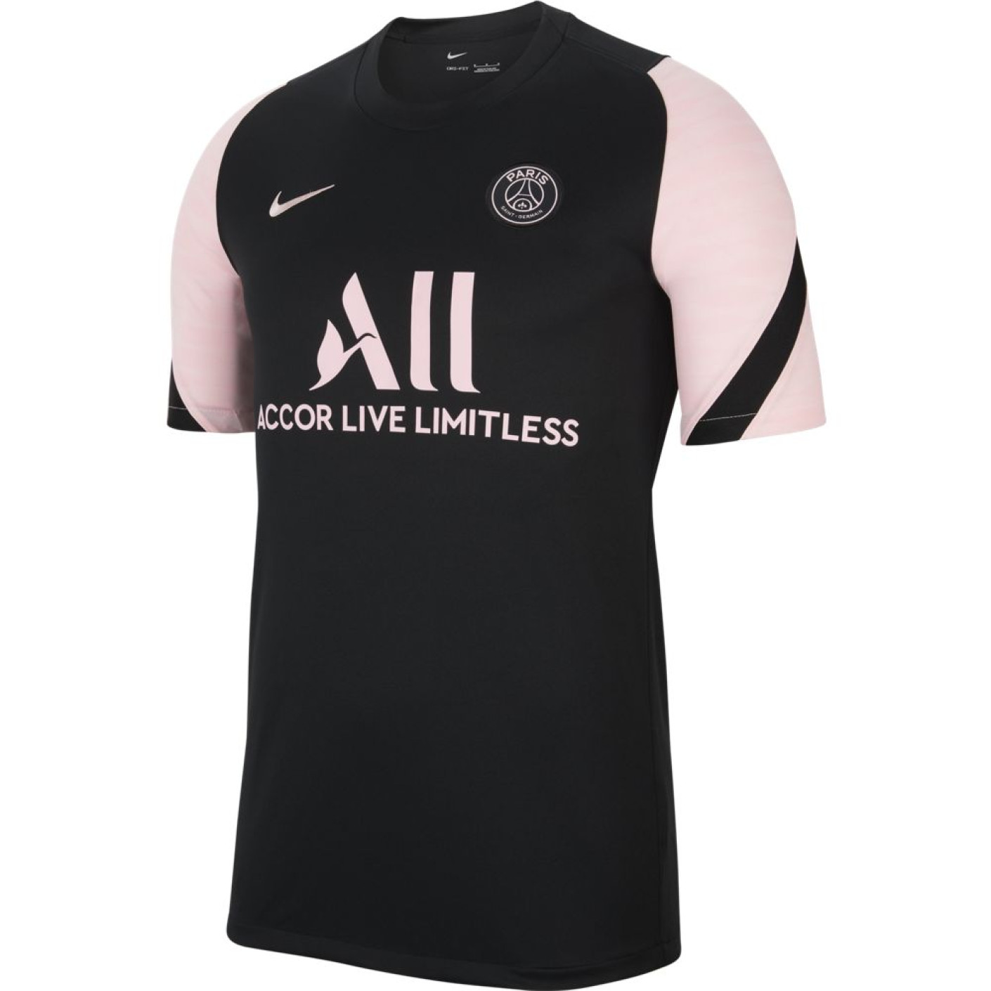 Nike Paris Saint Germain Trainingshirt 2021-2022 Zwart Roze