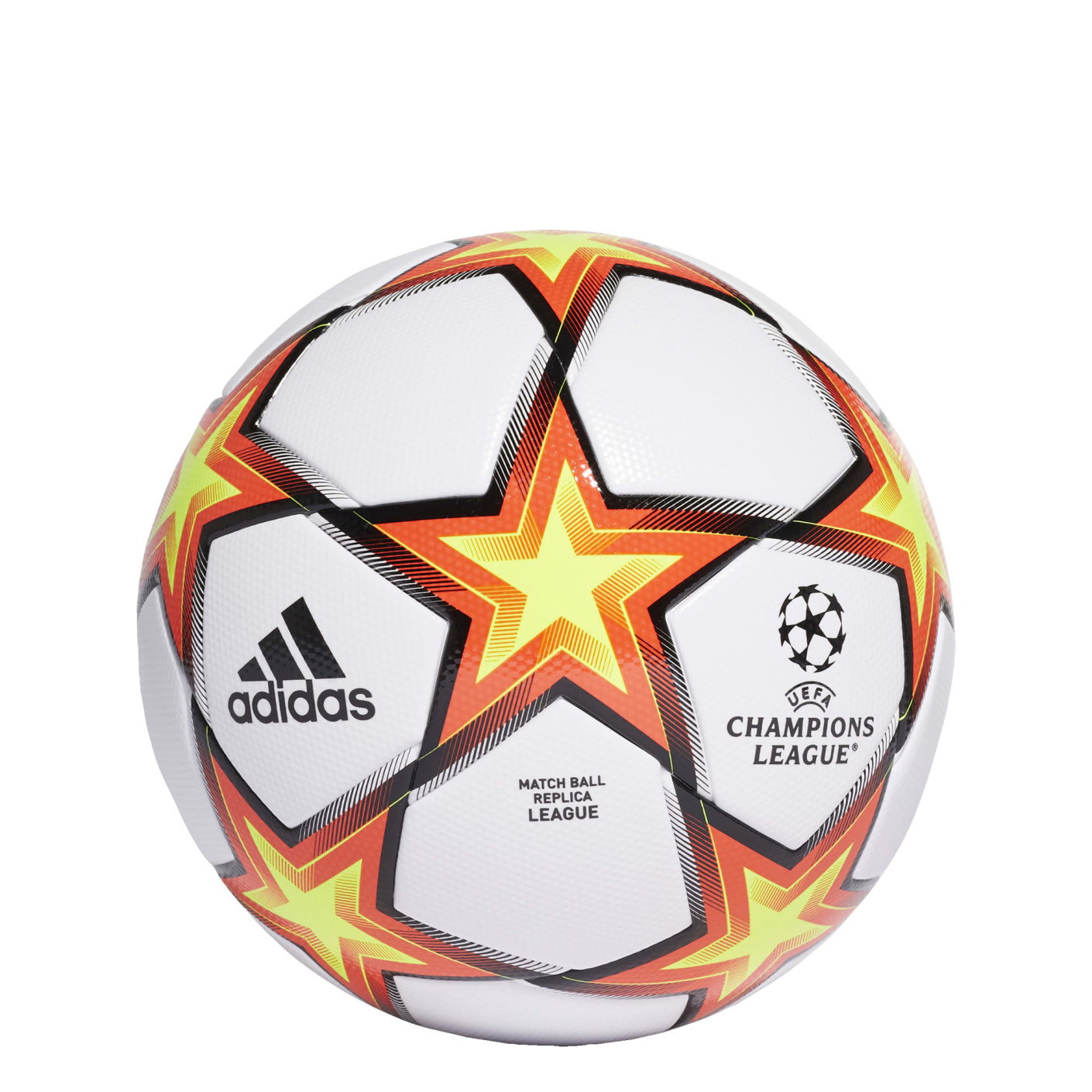 adidas Champions League Pyrostorm Voetbal Wit Geel Oranje