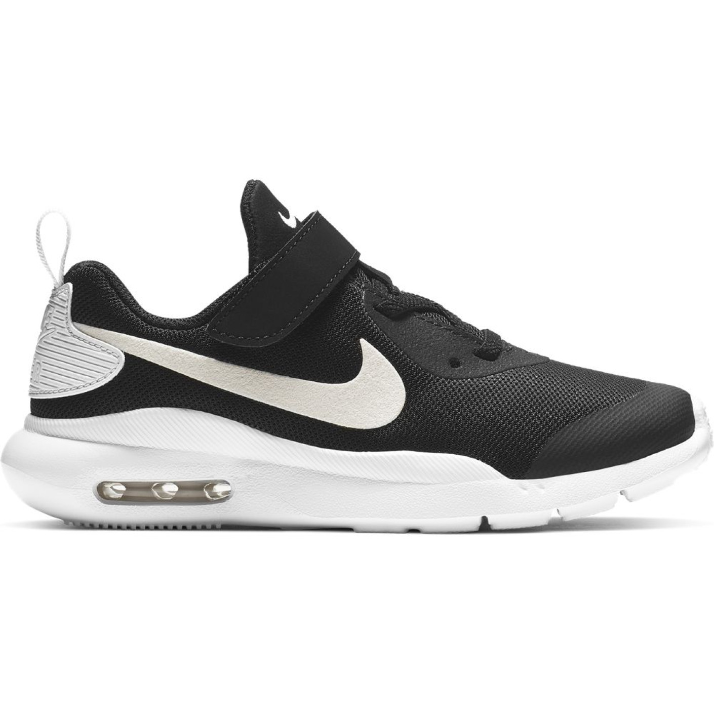 Nike Air Max Oketo Sneakers Klittenband Kids Zwart Wit