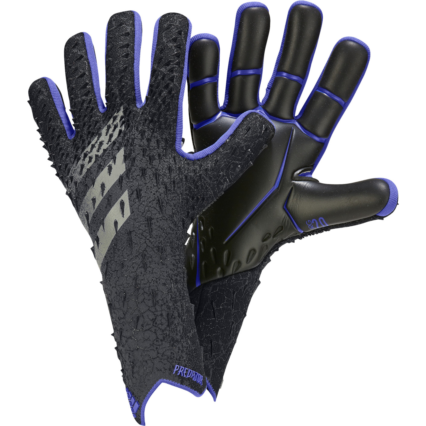 adidas Predator Keepershandschoenen Pro Grijs Zwart Donkerblauw