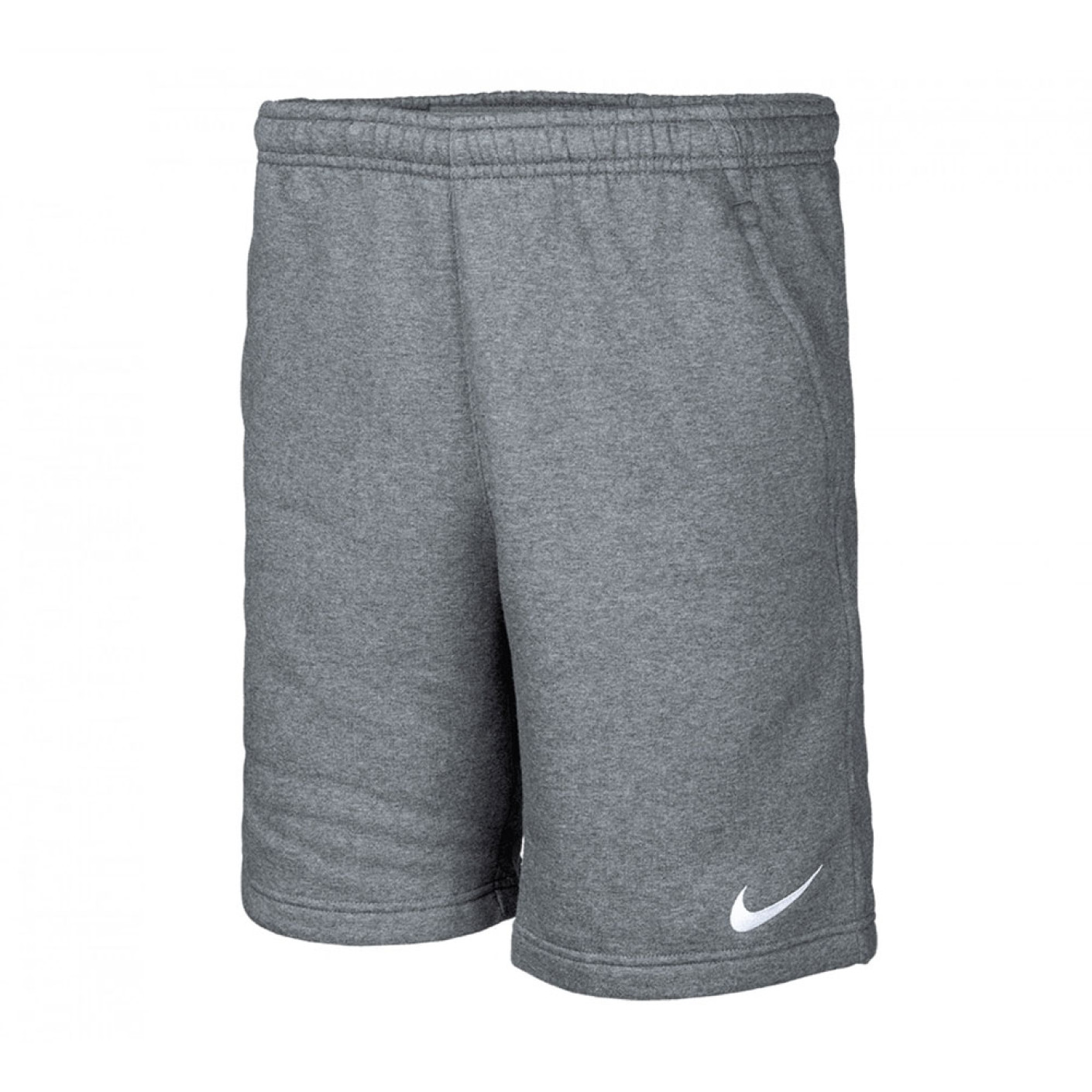 nike training fleece shorts in grey
