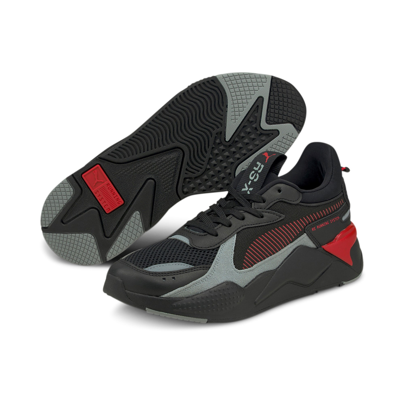 Puma RS-X Reinvention Zwart/Rood | Heren | SNEAKERS