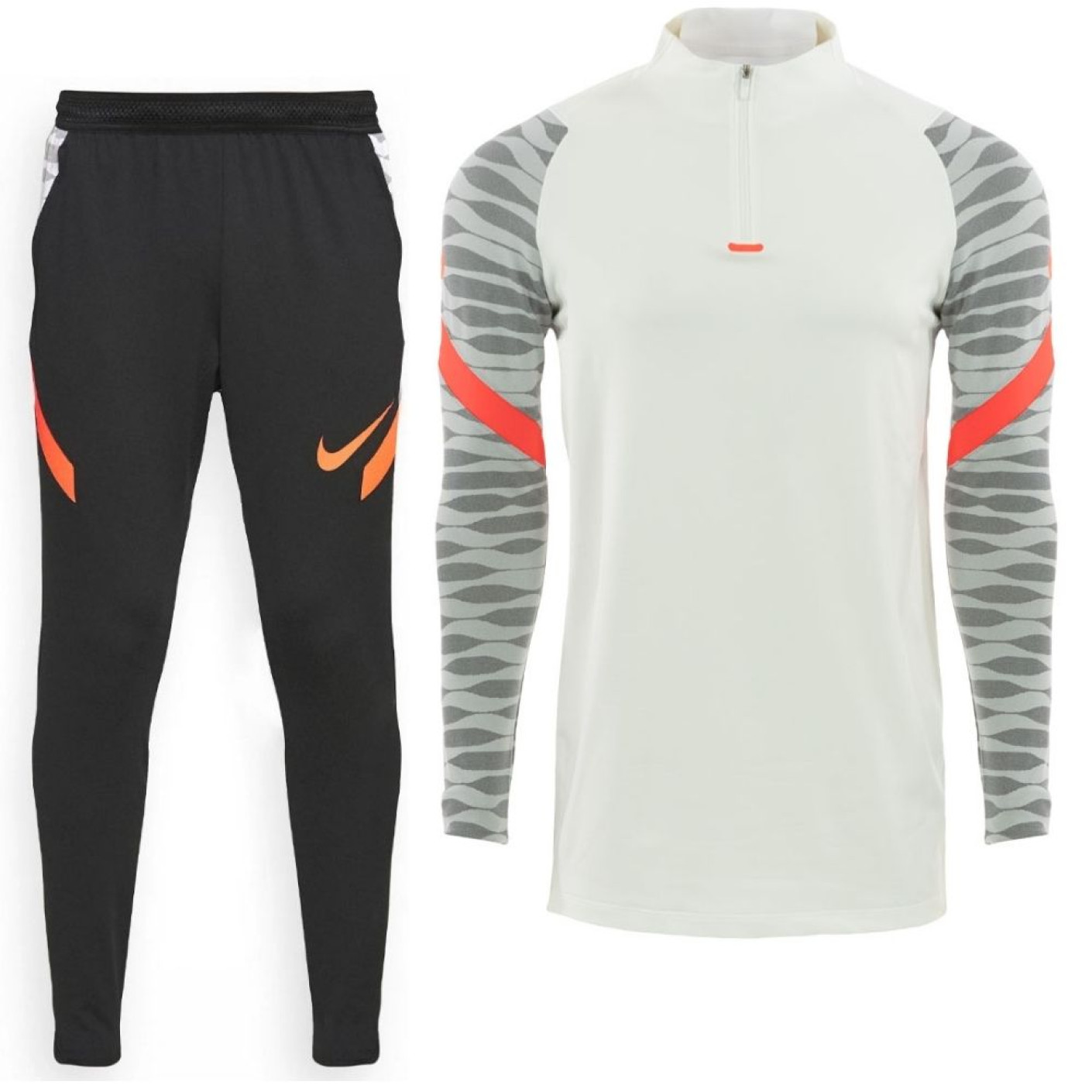 Nike Strike 21 Trainingspak Wit Zwart Felrood