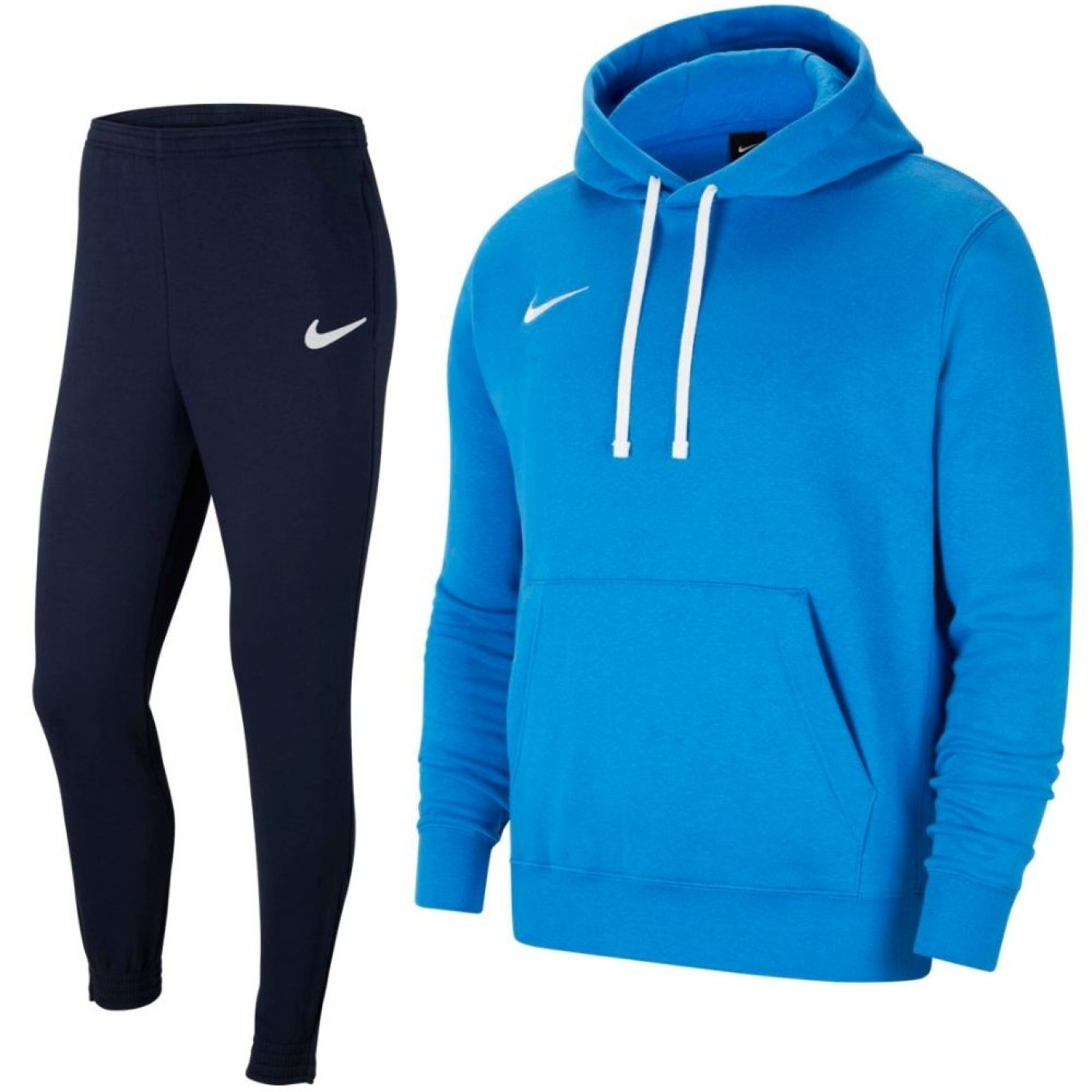Nike Park 20 Fleece Hoodie Tracksuit Blue