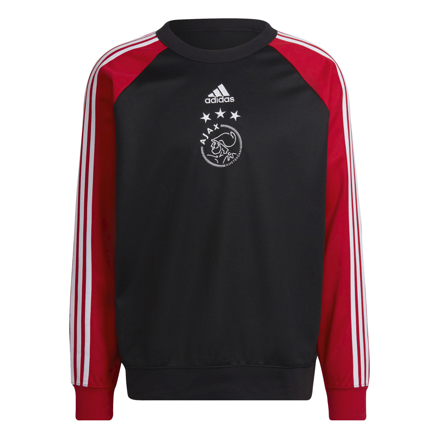 adidas Ajax Crew Sweater 2021-2022 Zwart