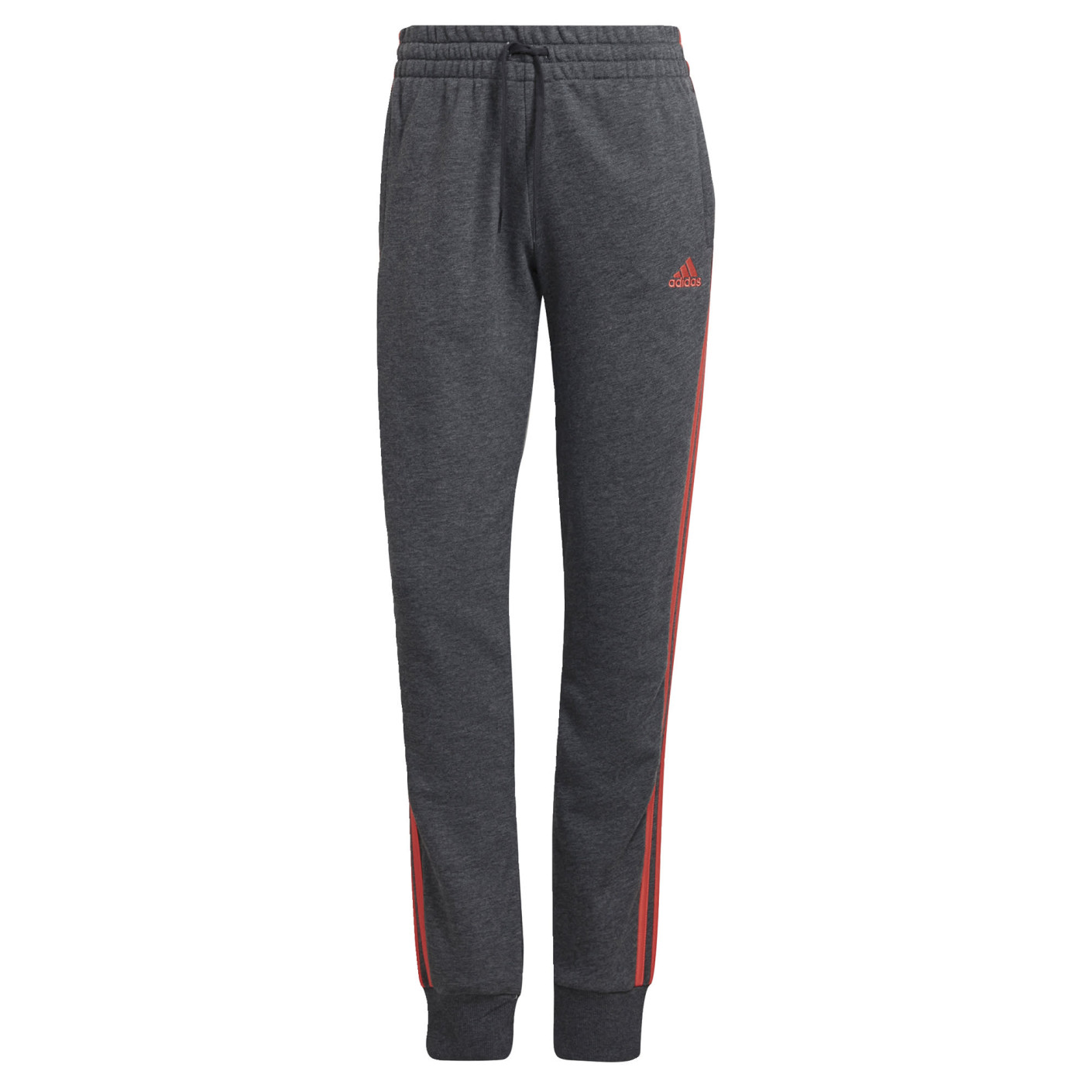adidas Essentials French Terry 3-Stripes Broek Dames Grijs
