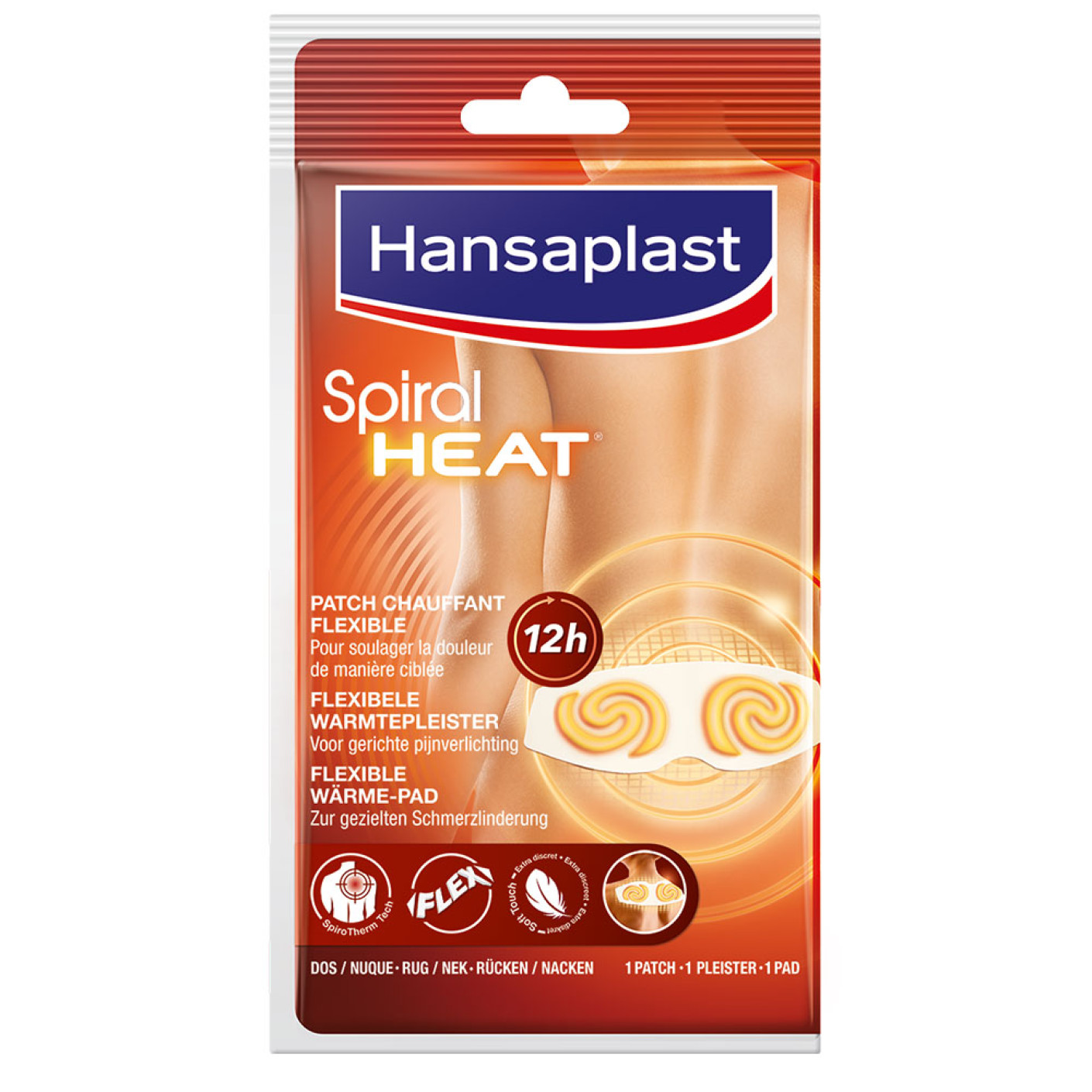 Hansaplast Spiral Heat Rug/Nek 1 stuk